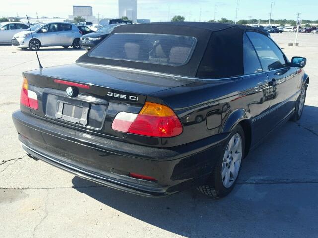 WBABS33441JY51312 - 2001 BMW 325 CI BLACK photo 4