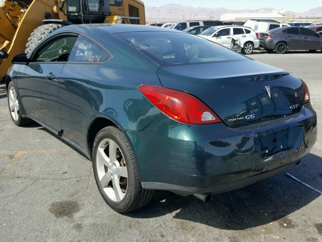 1G2ZM187574145416 - 2007 PONTIAC G6 GTP GREEN photo 3