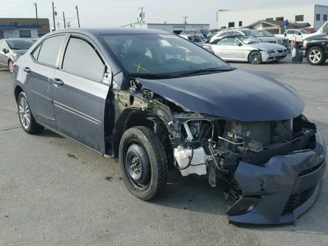 5YFBURHE7FP354159 - 2015 TOYOTA COROLLA L GRAY photo 1