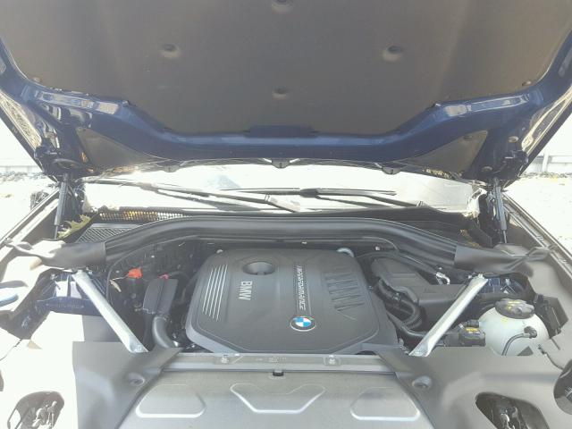 5UXTS3C56J0Y97230 - 2018 BMW X3 XDRIVE3 BLUE photo 7
