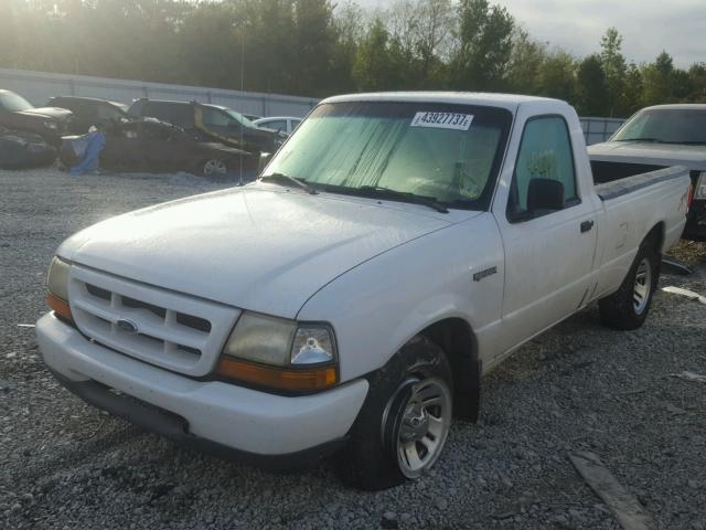 1FTYR10V5XUB43071 - 1999 FORD RANGER WHITE photo 2