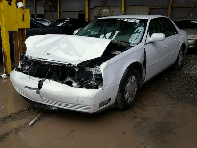 1G6KD54Y05U200213 - 2005 CADILLAC DEVILLE WHITE photo 2