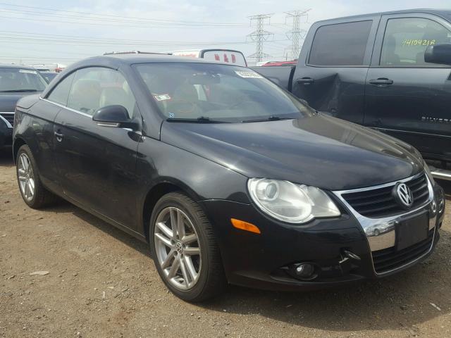 WVWFA71F38V011298 - 2008 VOLKSWAGEN EOS LUX 黑色 照片 1