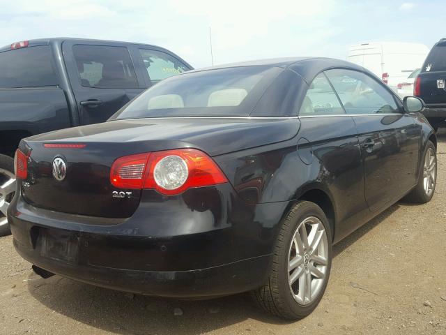 WVWFA71F38V011298 - 2008 VOLKSWAGEN EOS LUX 黑色 照片 4