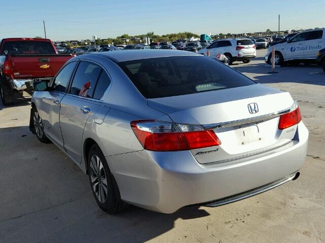 1HGCR2F37DA144758 - 2013 HONDA ACCORD LX GRAY photo 3