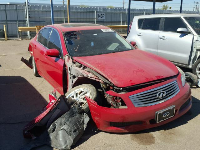 JNKCV61E59M304988 - 2009 INFINITI G37 BASE RED photo 1