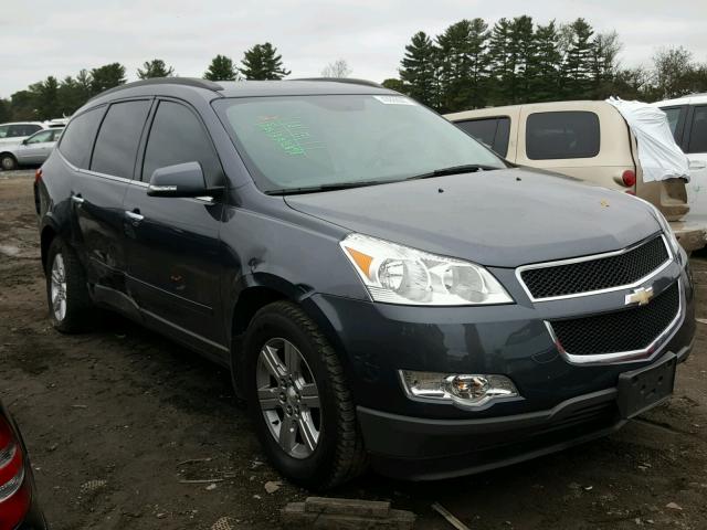 1GNKRGED8CJ374963 - 2012 CHEVROLET TRAVERSE L BLUE photo 1