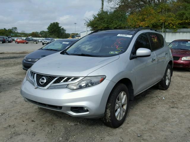 JN8AZ1MW8BW168679 - 2011 NISSAN MURANO S SILVER photo 2