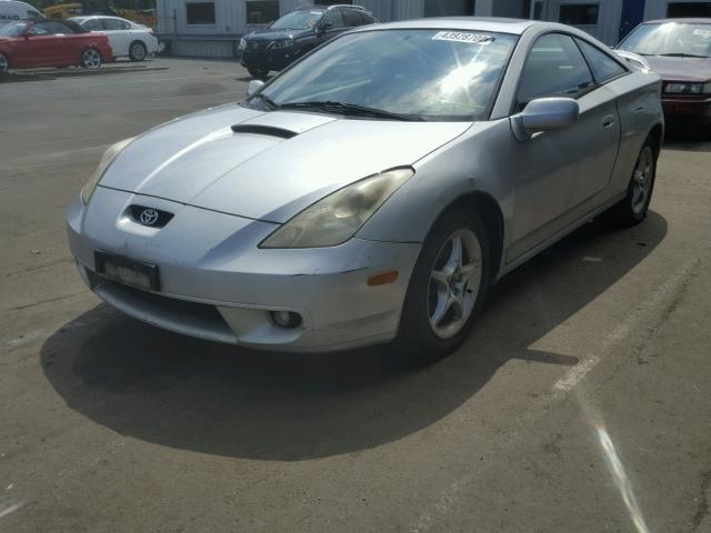 JTDDY32T3Y0028955 - 2000 TOYOTA CELICA GT- SILVER photo 2