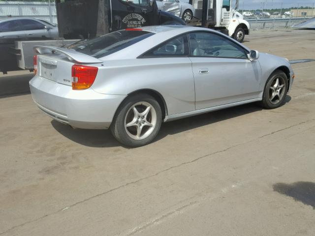 JTDDY32T3Y0028955 - 2000 TOYOTA CELICA GT- SILVER photo 4