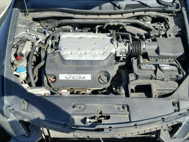 1HGCS22849A003708 - 2009 HONDA ACCORD EXL BLACK photo 7