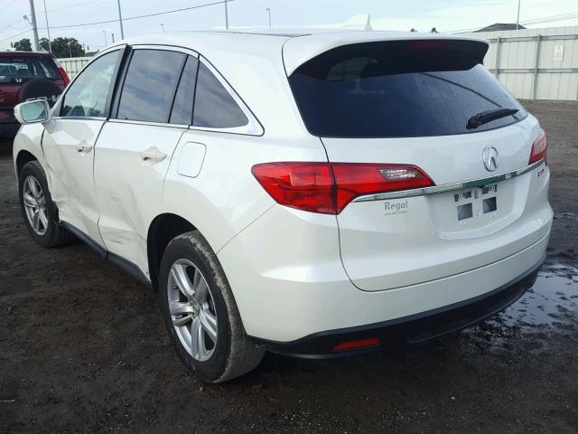 5J8TB3H58EL008489 - 2014 ACURA RDX TECHNO WHITE photo 3