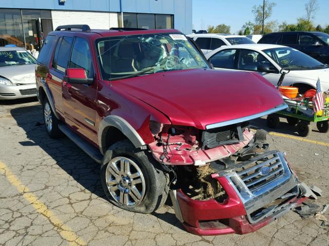 1FMEU74E38UA04312 - 2008 FORD EXPLORER RED photo 1