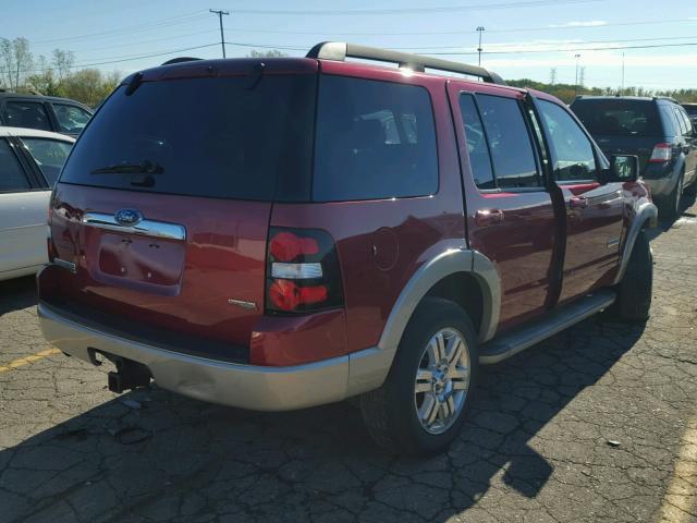 1FMEU74E38UA04312 - 2008 FORD EXPLORER RED photo 4