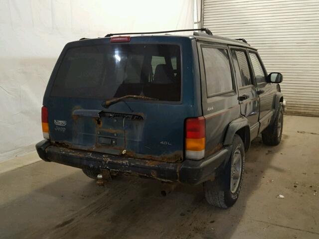 1J4FJ68S6WL274630 - 1998 JEEP CHEROKEE GREEN photo 4