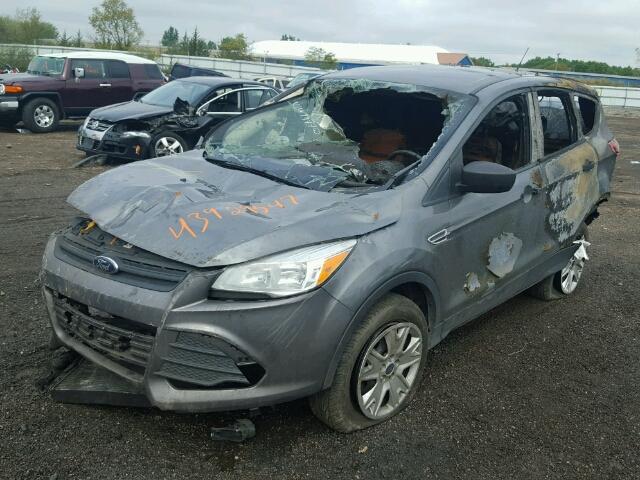 1FMCU0F72DUA30178 - 2013 FORD ESCAPE S GRAY photo 2