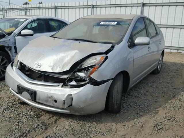 JTDKB20U683309838 - 2008 TOYOTA PRIUS SILVER photo 2