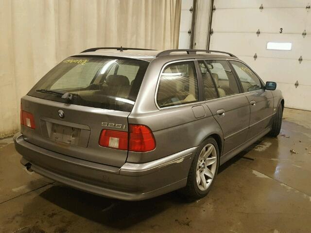 WBADS43482GD86694 - 2002 BMW 525 GRAY photo 4