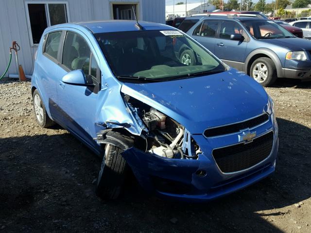 KL8CB6S90EC589572 - 2014 CHEVROLET SPARK LS BLUE photo 1