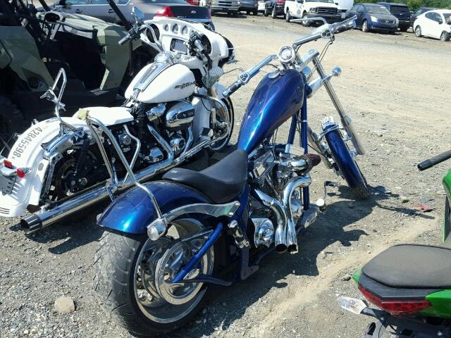 5J11NBJ166W000194 - 2006 BIG DOG CHOPPER BLUE photo 4