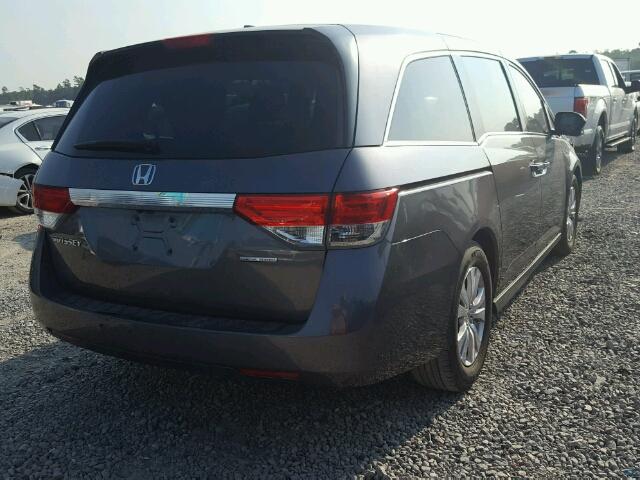 5FNRL5H33GB129064 - 2016 HONDA ODYSSEY SE GRAY photo 4