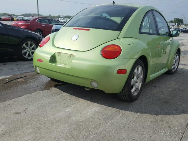 3VWCB21C72M456330 - 2002 VOLKSWAGEN NEW BEETLE 绿色 照片 4