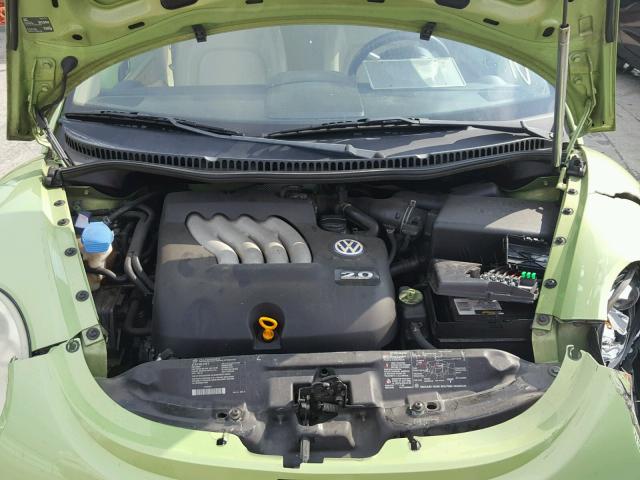 3VWCB21C72M456330 - 2002 VOLKSWAGEN NEW BEETLE 绿色 照片 7