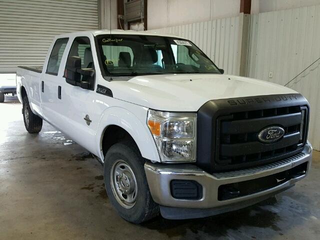 1FT8W3AT6BEC66236 - 2011 FORD F350 SUPER WHITE photo 1