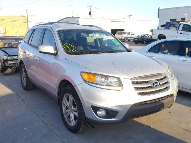 5XYZK4AG7CG134538 - 2012 HYUNDAI SANTA FE L SILVER photo 1