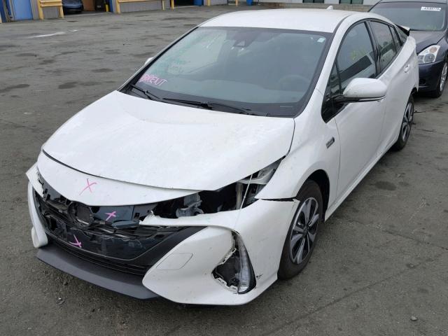 JTDKARFP0H3037008 - 2017 TOYOTA PRIUS PRIM თეთრი ფოტო 2