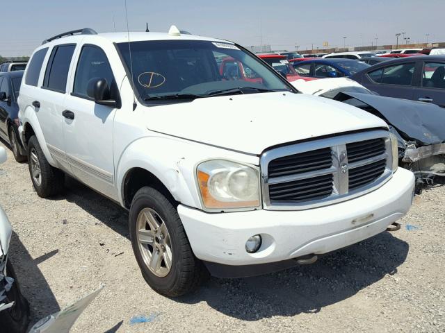 1D4HB48D94F210470 - 2004 DODGE DURANGO SL WHITE photo 1