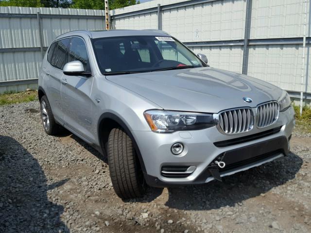 5UXWX9C34H0W73870 - 2017 BMW X3 XDRIVE2 SILVER photo 1