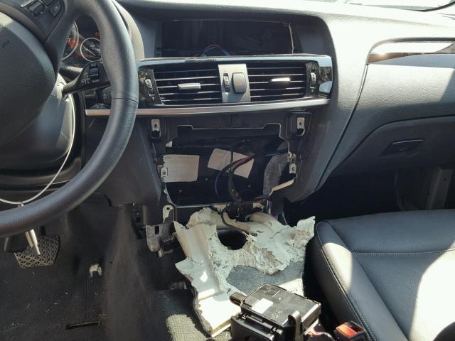 5UXWX9C34H0W73870 - 2017 BMW X3 XDRIVE2 SILVER photo 9