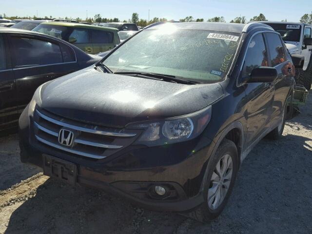 2HKRM3H70EH565471 - 2014 HONDA CR-V EXL BLACK photo 2