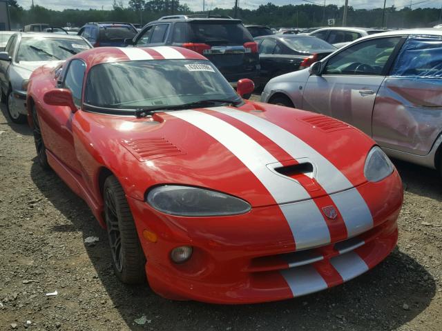 1B3ER69E61V700883 - 2001 DODGE VIPER GTS RED photo 1