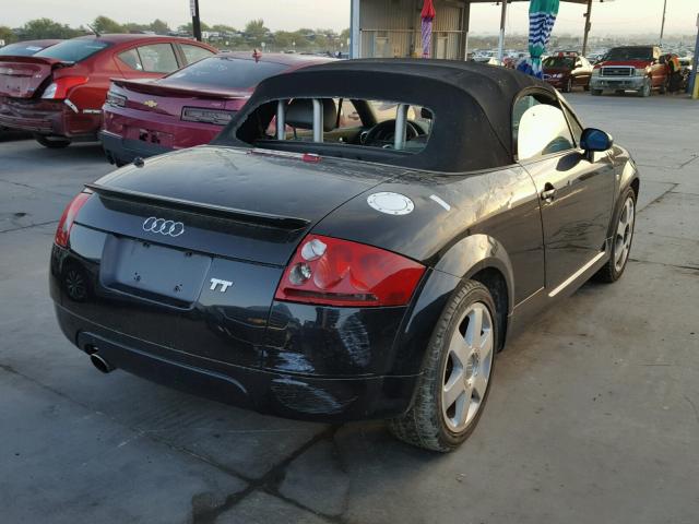 TRUTC28N321041452 - 2002 AUDI TT BLACK photo 4