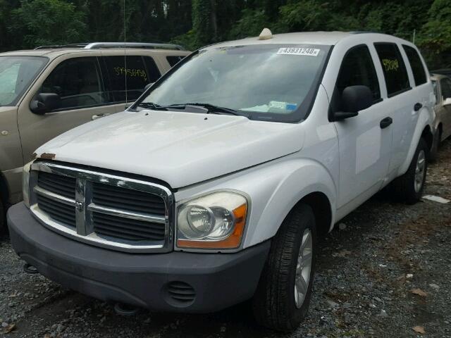 1D4HB38N15F539894 - 2005 DODGE DURANGO ST WHITE photo 2