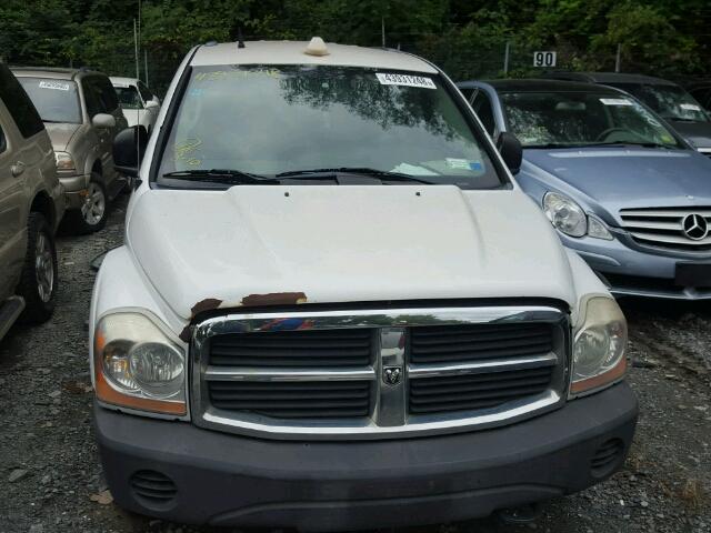 1D4HB38N15F539894 - 2005 DODGE DURANGO ST WHITE photo 9