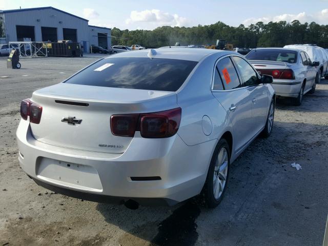 1G11H5SA6DF251021 - 2013 CHEVROLET MALIBU LTZ SILVER photo 4