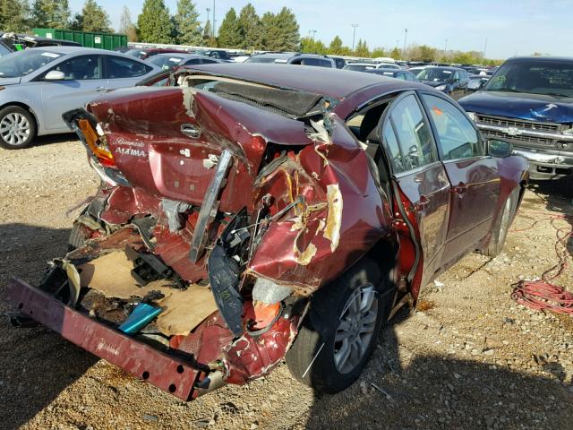 1N4AL2AP5BN500301 - 2011 NISSAN ALTIMA BAS MAROON photo 4