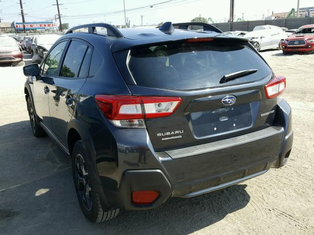 JF2GTADC3JH229390 - 2018 SUBARU CROSSTREK გრაფიტი ფოტო 3