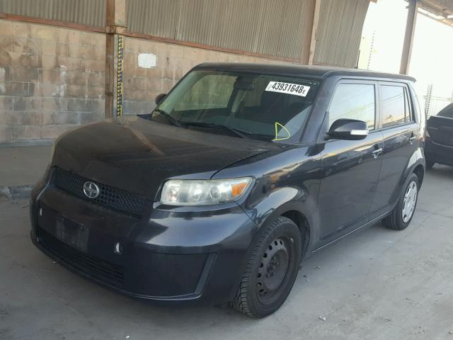 JTLKE50EX81060025 - 2008 TOYOTA SCION XB Schwarz Foto 2