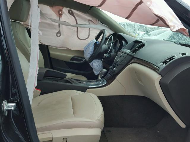 2G4GR5EK8C9186212 - 2012 BUICK REGAL BLACK photo 5