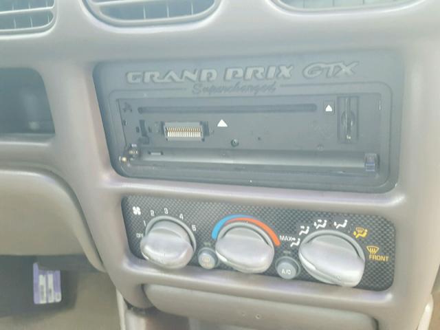 1G2WP521XVF299031 - 1997 PONTIAC GRAND PRIX ტალღისფერი ფოტო 9