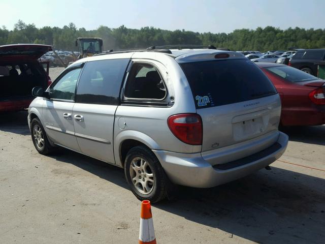 1B4GP45GX1B124772 - 2001 DODGE CARAVAN SP SILVER photo 3