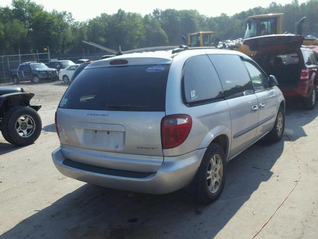 1B4GP45GX1B124772 - 2001 DODGE CARAVAN SP SILVER photo 4