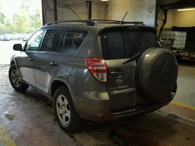 2T3ZF4DVXAW028016 - 2010 TOYOTA RAV4 GRAY photo 3