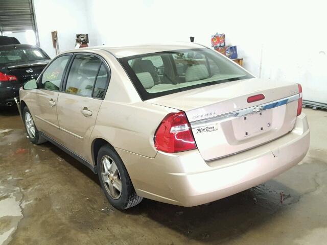 1G1ZT54855F256496 - 2005 CHEVROLET MALIBU LS ოქროსფერი ფოტო 3