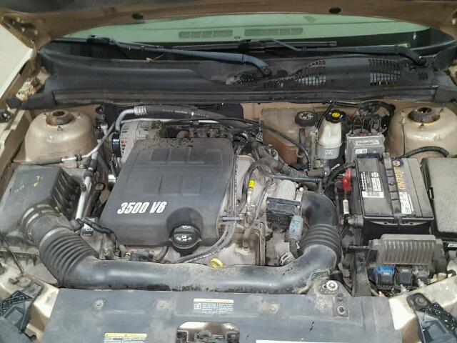 1G1ZT54855F256496 - 2005 CHEVROLET MALIBU LS ოქროსფერი ფოტო 7