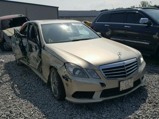 WDDHF8HB1AA159116 - 2010 MERCEDES-BENZ E 350 4MAT GOLD photo 1